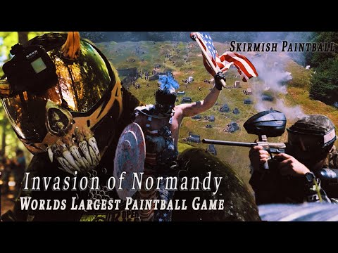Largest Paintball Game In the WORLD!! Invasion Of Normandy Big Game