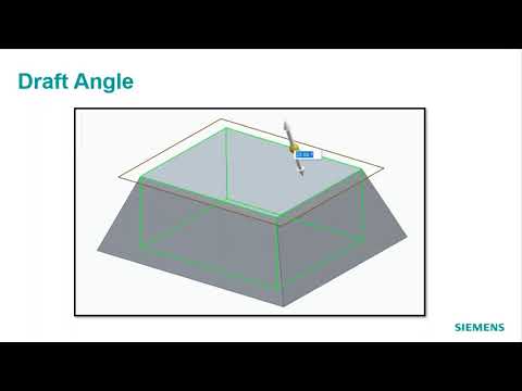 Solid Edge Lesson:54 Draft Angle