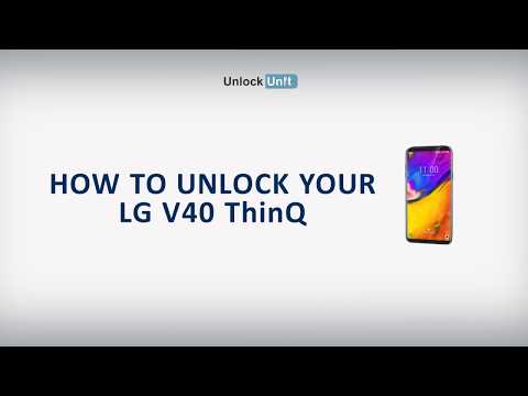 HOW TO UNLOCK LG V40 ThinQ