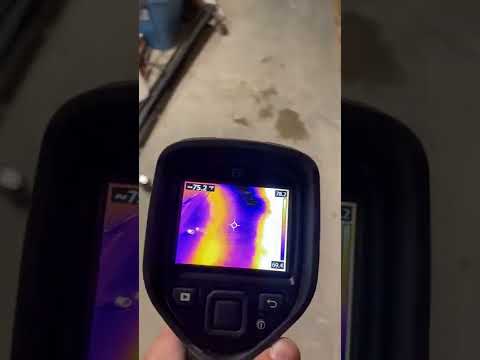 Using Thermal Camera to Locate Radiant Floor Heating!