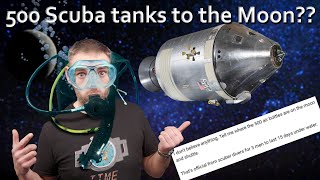 People think scuba tanks prove fake Moon landings?