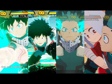 All Ultimates & Team Ultimates-My Hero One's Justice 2 [Including All  Season Pass Characters) (JPN)