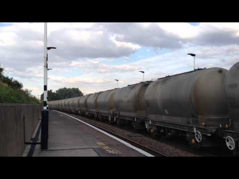 (HD) 66620 passing Retford low level with the cement tanks