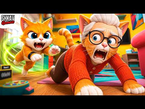 КОТ ПРЕВРАТИЛ БАБУЛЮ В КОШКУ! | I Am Cat VR