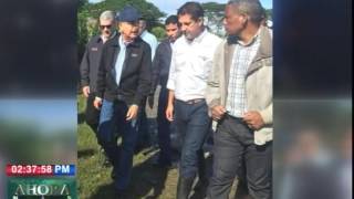 Presidente Danilo Medina visita Villa Isabela y supervisa daños