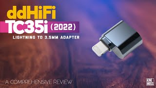 ddHiFi TC35i 2022. Lightning to 3.5mm headphones portable DAC. Replacement for iPhone 3.5mm adapter.
