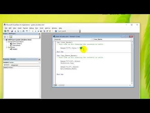 VBA Excel 2016 Lesson 4 - Set Properties Of Objects
