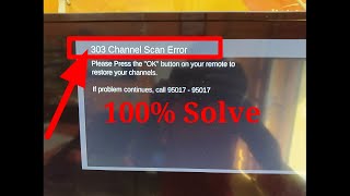 Dish tv 303 Channel Scan Error / How to Dish TV 303/ 100% Solve video