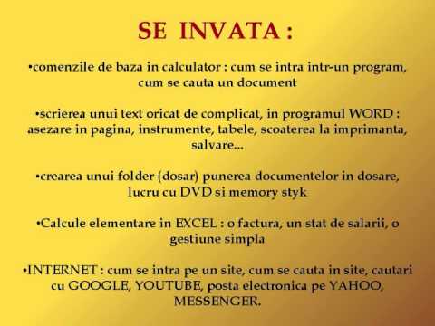 curs calculatoare initiere