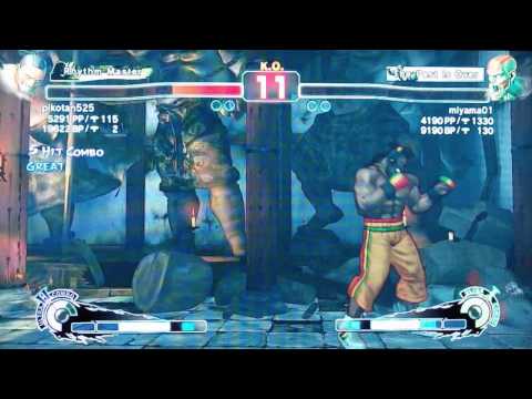 SSF4 AE 2012: pikotan525 (Dee Jay) vs miyama01 (Dhalsim)