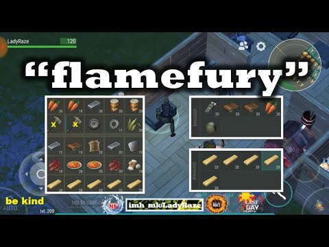 "flamefury" using tanning rack to block (1.14.1) - Last Day On Earth: Survival