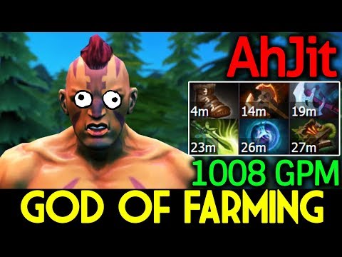 AhJit Dota 2 [Anti Mage] God of Farming | 1k GPM