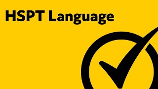 HSPT Test Prep  Language Study Guide