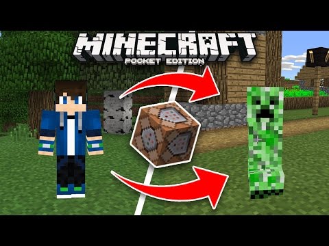 How to Turn Into Any Mob in Minecraft Using Command Blocks! (Pocket Edition, Xbox)