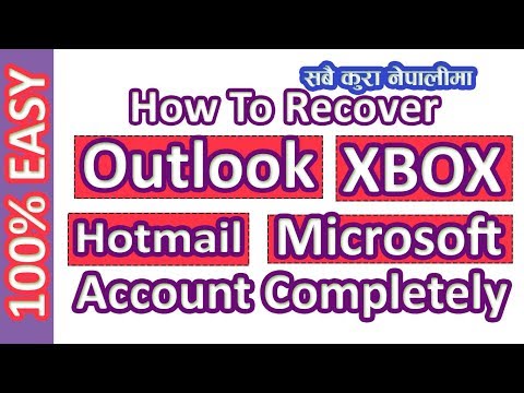 How to Recover Outlook Account Password | Recover Xbox or Microsof or Hotmail Account Nepali Gyan