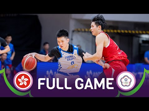 Hong Kong, China v Chinese Taipei | Full Basketball Game | FIBA Asia Cup 2025 Qualifiers