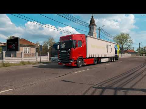 Euro Truck Simulator 2 1.36x Mit Scania S durch Rumänien unterwegs. Teil I