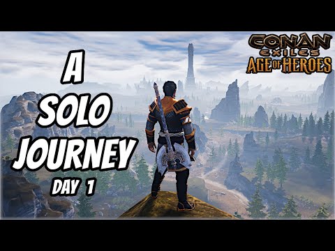 A Solo's Journey on a PvP Server RULED by Alpha Clans - Conan Exiles