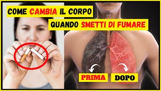 Cosa succede quando smetti di fumare? Effetti da 20 minuti a 20 anni dall&#39;ultima sigaretta