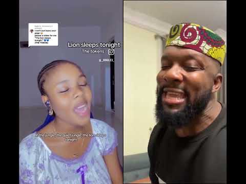 Duet cover of “the lion sleeps tonight” by David Jones David and Kinglex