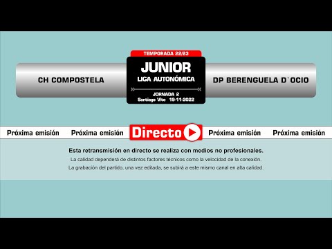 🎥​ CH Compostela - DP Berenguela D'Ocio [Campeonato autonómico Junior | J2]