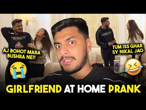 Girlfriend At Home Prank With Wife 😱 GONE WRONG | Bushra Ne Gussay Mein Bohot Mara 😭