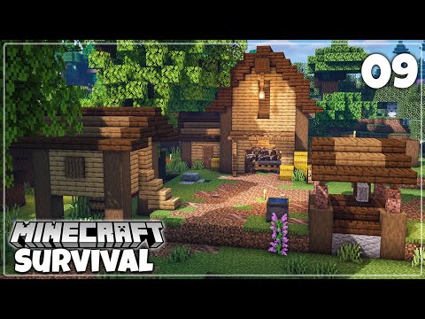 Cute Survival Farm Base - Minecraft 1.16 Let's Play