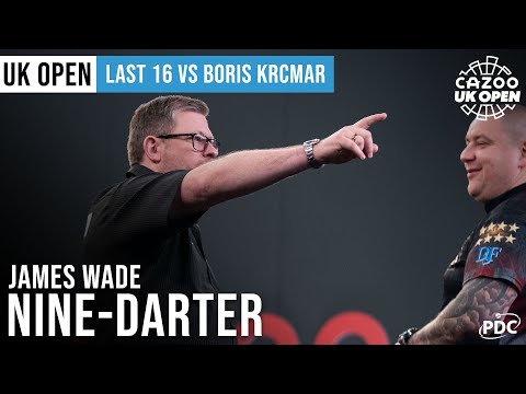 WADE HITS A NINE DARTER! | James Wade strikes perfection at the 2022 Cazoo UK Open