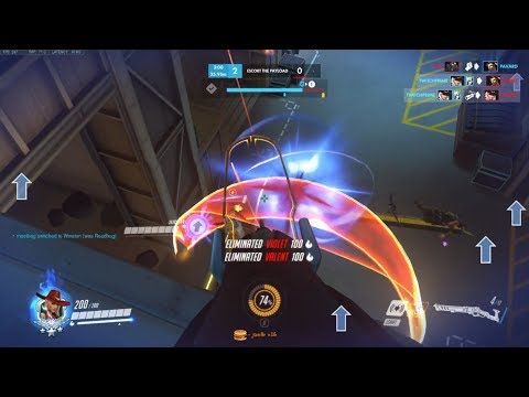 Overwatch Dafran's Ashe + Pocket Mercy = Easy Win