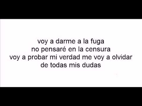 La fuga luisito carrion con letra