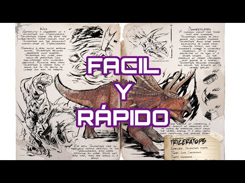 Como domesticar un triceratops - ARK