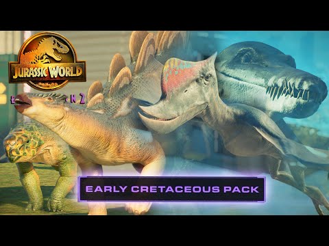 COMPLETE Early Cretaceous DLC Showcase! ALL Dinosaur Skins & Animations - Jurassic World Evolution 2