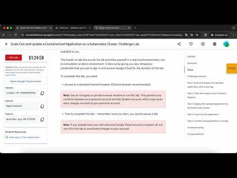 App Dev Deploying the Application into Kubernetes Engine Python GSP188