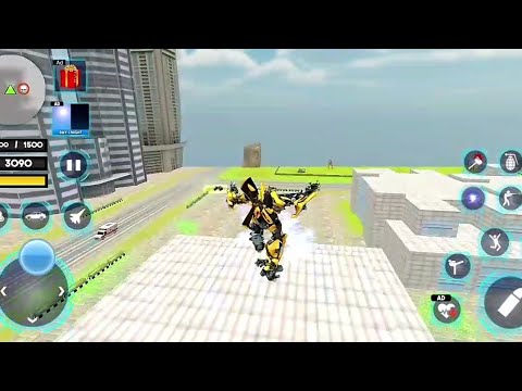 Flying Jet Robot Car Transforming Game-Android Gameplay #rekomendasivideo