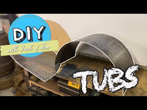 How to Fabricate tubs: How to make Sheetmetal wheel tubs: BackyardBuilds.