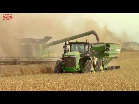 CANOLA HARVEST | John Deere Combines & Tractors