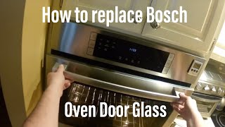 How to Replace Inner Glass on Bosch Wall Oven