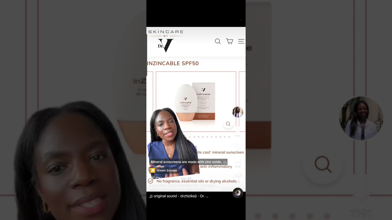 Write 'YES' Below if you have tried Inzincable SPF50 www.skincarebydrv.com