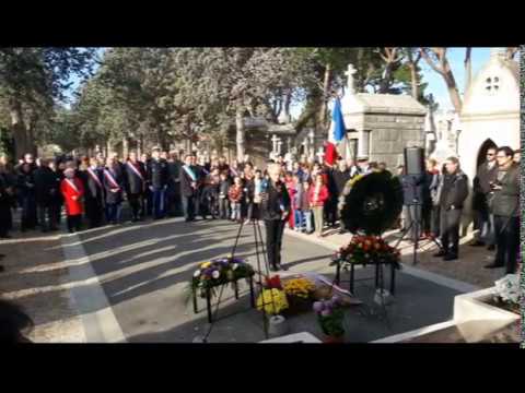 Cérémonie de Commémoration du 11 Novembre au Cimetière de Mazargues