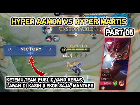 Hyper Aamon VS Hyper Martis, Build Top 1 Global Aamon 2023 - Mobile Legends