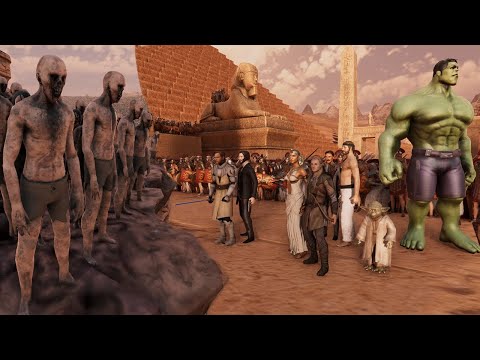 Heroes vs 2,000,000 Zombies | Ultimate Epic Battle Simulator 2 | UEBS 2