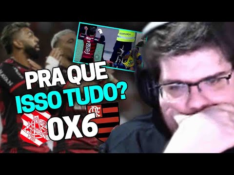 CASIMIRO REAGE: BANGU 0 X 6 FLAMENGO PELO CARIOCÃO 2022 | Cortes do Casimito