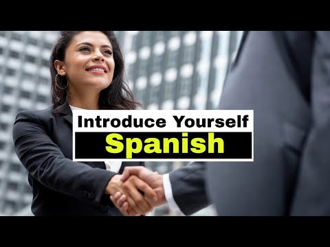 Introduce Yourself Spanish Listening (Beginner listen & repeat exercise)