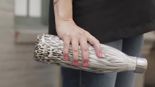 S'well 'Blanc Crocodile' Water Bottle in White (25 oz.)