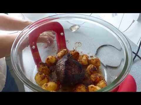 Cooking a roast beef joint in the halogen oven