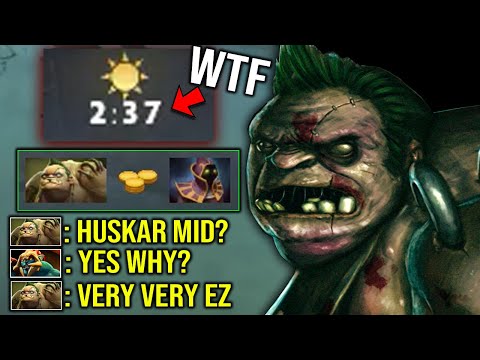 THIS IS NOT A JOKE! FASTEST HOOD IN THE WORLD!​ Huskar Mid? Very Very Easy Bro!!
