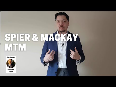 Spier & Mackay MTM (Made-to-Measure) Neapolitan Style Jacket