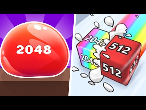 MAX LEVEL in Jelly Run 2048 New Shape - Mobile Games Walkthrough (New Update Android)