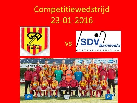 Verslag van de wedstrijd Go-Ahead Kampen - SDV Barneveld van 23 januari 2016