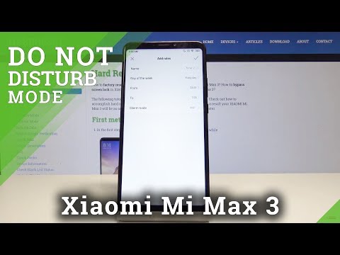 How to Enable Do Not Disturb Mode in XIAOMI Mi Max 3 - Silent Mode
